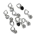 thumbnail image 4 of serony 10pcs Heart Zip Puller/Zipper Pull Sliders Head Zipper Repair Kit, 4 of 9