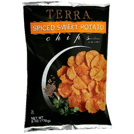 Terra Chips Spiced Sweet Potato Chips, 6 oz (Pack of 12)
