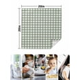 thumbnail image 5 of Cloth Napkins 1 Piece - 20x20 Inches, Sage Green Buffalo Plaid Washable Reusable Table Napkins, Farmhouse Green White Checkered Soft & Absortbent Dining Napkin for Party Wedding Hotel Restaurant, 5 of 8