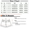 thumbnail image 3 of Lenpel Jean Shorts for Women Trendy Elastic High Waisted Mid Thigh Cargo Denim Shorts Summer Casual Shorts with Pockets, 3 of 6