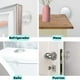 thumbnail image 4 of Protector De Pared tope de puerta silicona kit 12 unidades transparente, 4 of 8