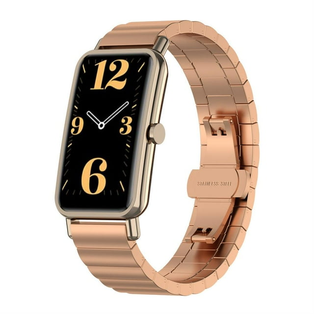 Correa de reloj compatible con Huawei Watch FIT Mini Smartwatch Correa de repuesto de metal de acero inoxidable Accesorios para reloj inteligente