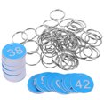 thumbnail image 3 of Shisuyan Numbered Tags Identification Management 50Pcs 1.4X1.4X0.05In, 3 of 9