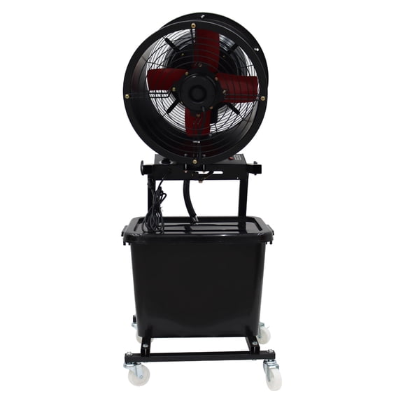 INTSUPERMAI Industrial Air Conditioner Mist Fan Movable Water Cooling Spray Fan