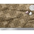 thumbnail image 2 of Soimoi Velvet Fabric Filigree Damask Decor Fabric Printed Yard 58 Inch Wide, 2 of 3