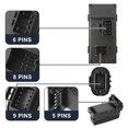 thumbnail image 4 of 1 juego 25789692 20945129 25951963 interruptor de ventana eléctrica delantera izquierda para GMC Sierra 1500 Denali SL SLE SLT WT, 4 of 7