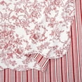 thumbnail image 7 of Modern Heirloom Garden Toile Red 3-Piece Reversible Quilt Set, Full/Queen, 7 of 7