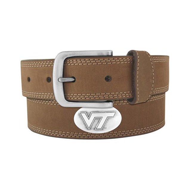 Ceinture en Cuir VAT-BOLPSCRZ-LBR-42 Virginia Tech Concho Crazyhorse- 42 Taille