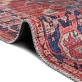 thumbnail image 6 of Rugs.com Maahru Collection Washable Rug – 5' x 8' Rust Red Low-Pile Rug Perfect For Bedrooms, Dining Rooms, Living Rooms, 6 of 9