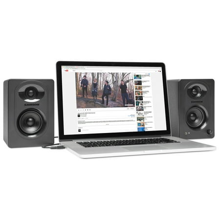 Pair Samson M30 Gaming Twitch Streaming Computer Speakers (Best Monitor For Streaming)
