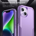thumbnail image 5 of JETech Case for iPhone 14 Plus 6.7-Inch, Heavy Duty Dual-Layer Rugged Protection, Shockproof Protective Tough Phone Cover with Matte Back (Light Purple), 5 of 6