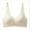 Beige, variant on XuJwPNcy Wireless Seamless Bras for Women Wavy V Neck Soft Bras Support Full Coverage Comfortable Bra