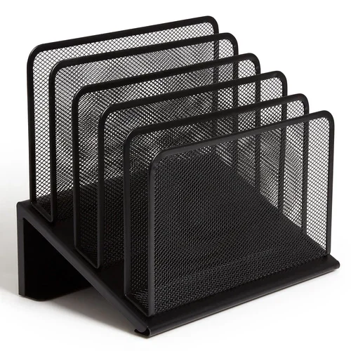 Tru Red 5 Compartment Wire Mesh File Organizer Tr57554-Cc