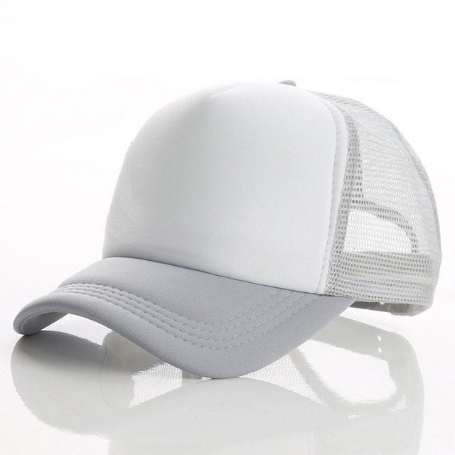 New Style Wholesale 100%Polyester Custom Logo Baseball Cap DIY Print Logo Team Hat Adult Summer Dad Mesh Net Trucker Hat For MenNO logo&Adult Gao Jinjia LED