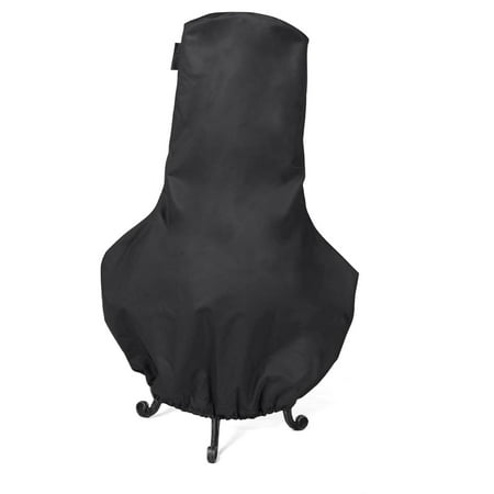 Hidove Chiminea Cover - Lightweight, weather-resistant material with elastic hem, designed for grills and , dimensions 24DIAMETER x 40H.