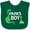Green, variant on Inktastic Papa's Boy Grandson Boys Baby Bib
