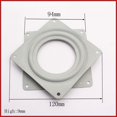 thumbnail image 1 of Mini plato giratorio hueco pequeño, plato giratorio de hardware giratorio de 360 grados, placa galvanizada llena de cuentas, plato giratorio cuadrado pequeño, 1 of 2