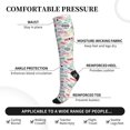 thumbnail image 2 of Sikiie Stamp Set Collection 1 Pairs Compression Socks for Men and Women 15-20 mmHg Running Support Socks, 2 of 7