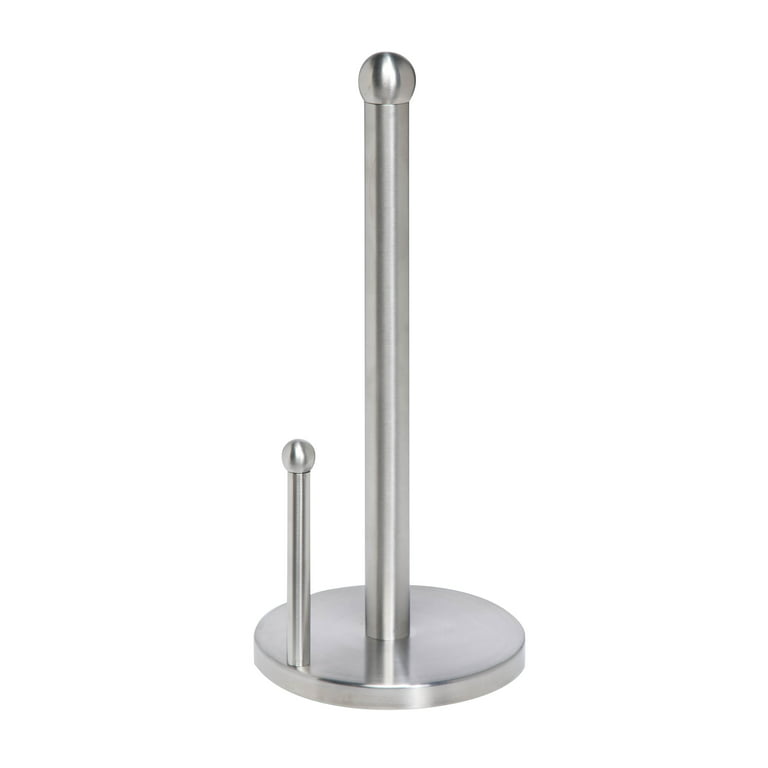 Honey Can Do Standing Paper Towel Holder, Silver
