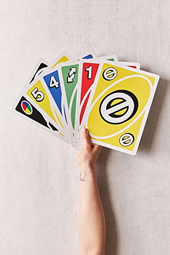 Giant UNO Novelty Cards Jumbo 18.7 X 25.6 Centimeters for sale online 