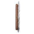 thumbnail image 4 of Corona Vickerman de 61 cm, color blanco lavado con forma de palma, color natural, 4 of 4