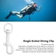 thumbnail image 4 of Ganchos de Presión Giratorios Gancho de Presión de Ojo Giratorio de 75 Mm DT75B Clip de Buceo de un Extremo de Grado Marino de Acero Inoxidable 316 para Llavero Correa de ANGGREK Otros, 4 of 8