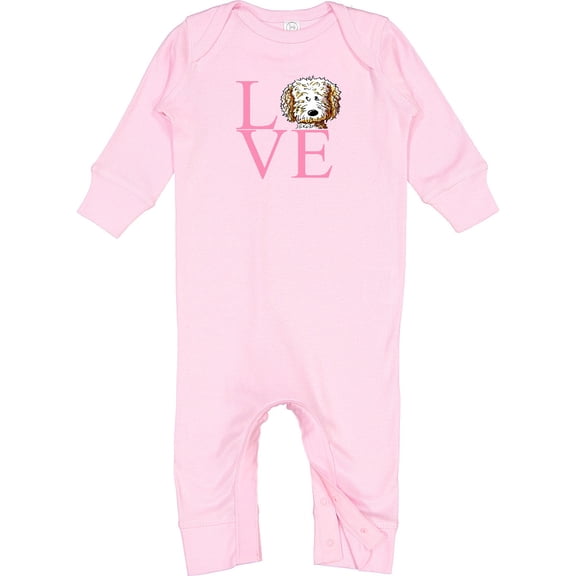 Inktastic Kiniart Doodle Love Baby Romper Coveralls