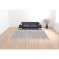 thumbnail image 2 of HomeRoots 511581 10 x 13 ft. Gray & Silver Abstract Hand Tufted Handmade Rectangle Area Rug, 2 of 5