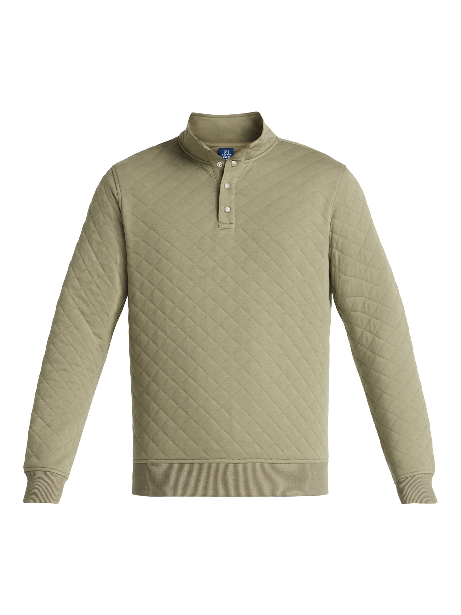 SO ORIGINAL SNAP PULLOVER ジャケット George Men's and Big Men's Quilted Snap Pullover Jacket