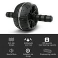 ShYlai Abdominal Wheel Roller No Noise Gymnastic Wheel Fitness Abdominal Training Sports