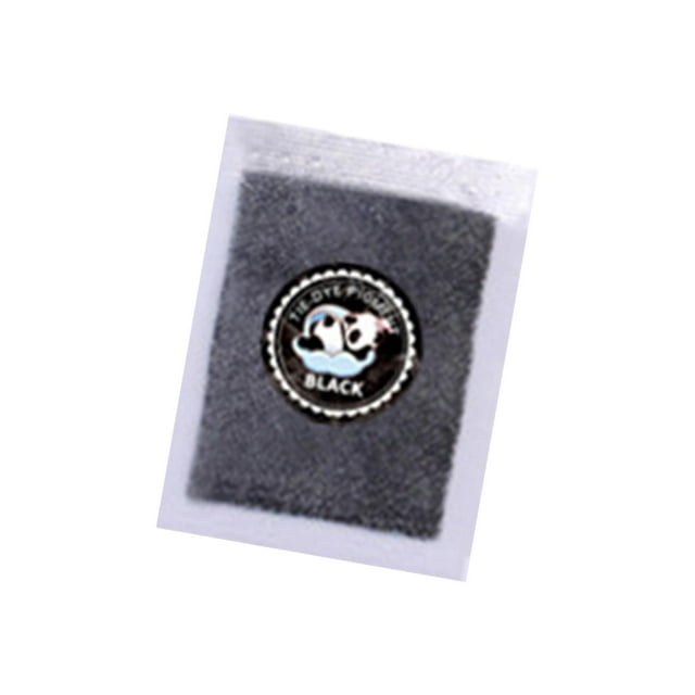 Tie Dye Powder Cold Water Dye Powder Permanent Tie Dye Refill Powder Packets Black
