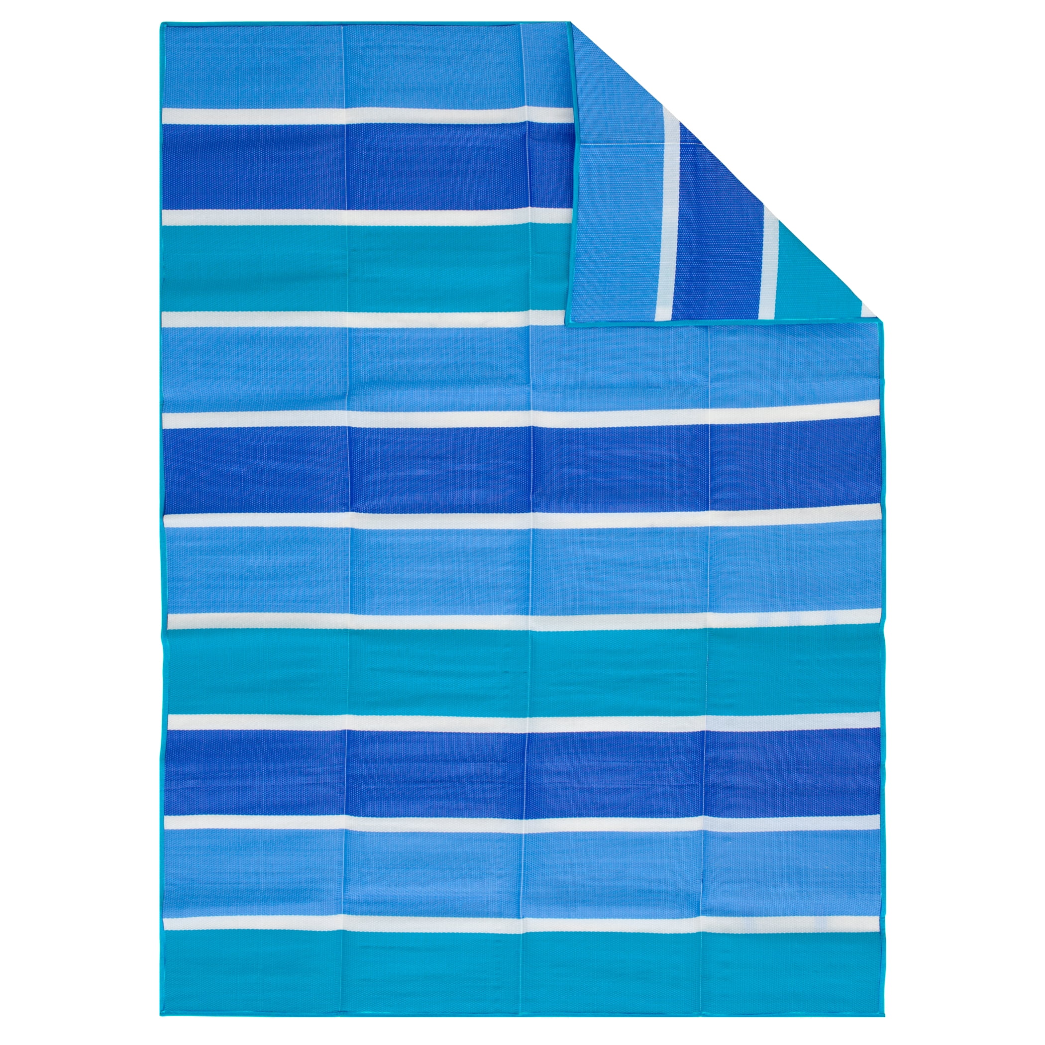 Mainstays 5 ft x 7 ft Aqua Blue Beach Mat