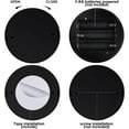 thumbnail image 5 of Lsupdaol 1 Pieces Battery Operated Spotlights Indoor LED Wireless Spotlight Indoor 13 Color up Lights with Rotatable Light Head Stick on Wall Hallway for Painting Picture Artwork Closet (Black), 5 of 7