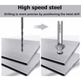 thumbnail image 2 of 6PCS HSS 6542 Avellanador Avellanador 90° Avellanador Avellanador Brocas helicoidales Cortador de desbarbado cilíndrico para madera Metal PVC Máquina herramienta 6,3/8,3/10,4/12,4/16,5/20,5 mm, 2 of 5