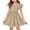 Yellow, variant on Abcomgle Girls Dresses Casual A-Line Flutter Sleeve Tshirt Dresses Plaid Crew Neck Swing Flare Sundresses for 4-14t Kids,Red