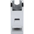 thumbnail image 5 of Chrome Plastic Adjustable Height Square Shower Slider Bar Replacement Head Support Rail Stand Bathroom Accessory, 5 of 5