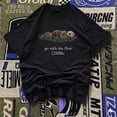 thumbnail image 4 of National Geographic Otter Graphic T-Shirt, Vintage 90s Y2k Style Top, 4 of 6