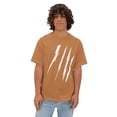 thumbnail image 5 of Effete Feline Claw Marks Scratch Unisex Oversized Boxy Tee, 5 of 6