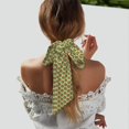thumbnail image 5 of Wukai Summer Watermelon Print Hair Scarf for Women Fashion Silky Satin Headscarf Wrap Breathable Lightweight Neck Scarves For Handbag Accessories, 5 of 6