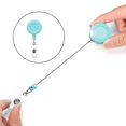 thumbnail image 2 of Retractable Badge Reel, Mixed Random Solid Color Nurse Id Badge Holder With 360 Swivel Alligator Clip (pack Of 14), 2 of 3