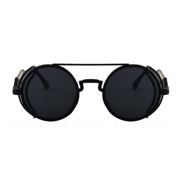Steampunk Vintage Round Polarized Glasses Colored Lenses Sunglasses Eyewear