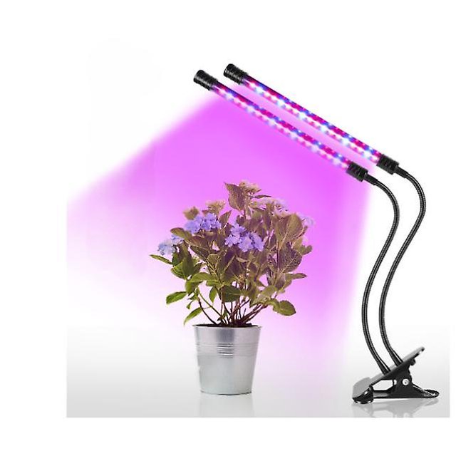 Lámpara de planta con Clip de iluminación, Control remoto inteligente de cuatro cabezales, atenuación, luz de relleno de plantas impermeable, lámpara Led de 36w para vivero