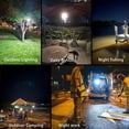 thumbnail image 4 of Camping Lights 4500 Lumens, Portable Outdoor USB Rechargeable 4 Modes Lantern, Magnetic Hiking Gear Essentials for Power Outage Emergency, Hanging LED Battery Canopy Tent Light, 4 of 8