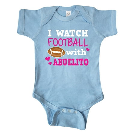

Inktastic I Watch Football with My Abuelito Gift Baby Boy or Baby Girl Bodysuit