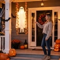 thumbnail image 6 of Hanging Swinging Ghost, Halloween Decorations Outdoor Ghost on Swing with Remote Control, 8 Light Modes & Timer, Spooky Cute Ghosts Decor for Porch Front Yard Tree, 6 of 6