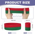 thumbnail image 2 of Uxcell Sweat Band Set Sports Terry Cloth Headband Wristband Set 7"x2" Moisture Wicking Sweat Absorbing Head Band Red/Green, 2 of 7