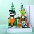 thumbnail image 3 of Bonnet Tricoté Saint Feuille Verte Fête Festival Poupée pour Couples et Célébrations, 3 of 6