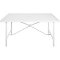 thumbnail image 2 of Hersh 88682WHT1E COSCO Mobilier de Jardin, Patio, Acier, Table à Manger Blanche, 2 of 9