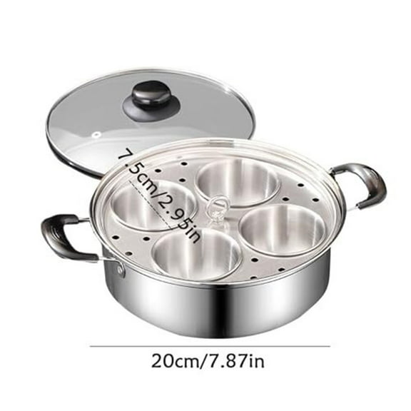Thickened Stainless Steel Steamer,Egg Steamer & Mini Cake Steamer For Home