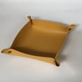 thumbnail image 1 of Leather Tray Foldable Table Catchall Storage Box Jewelry Key Coin Top Organizer, 1 of 11